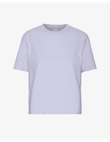 Organic Boxy Crop Tee - Soft Lavender Faites des économies