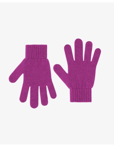 Merino Wool Gloves - Magenta Blaze de l' environnement