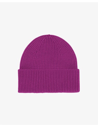 Merino Wool Beanie - Magenta Blaze outlet